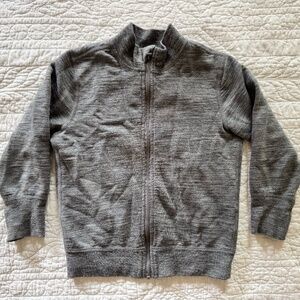 Reima Mahin Gray Merino Wool Full-Zip Sweater Size 3T (90 cm)